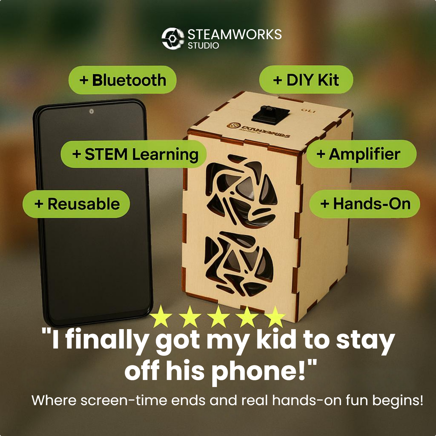 Steam Works Build-a-Boom-Box